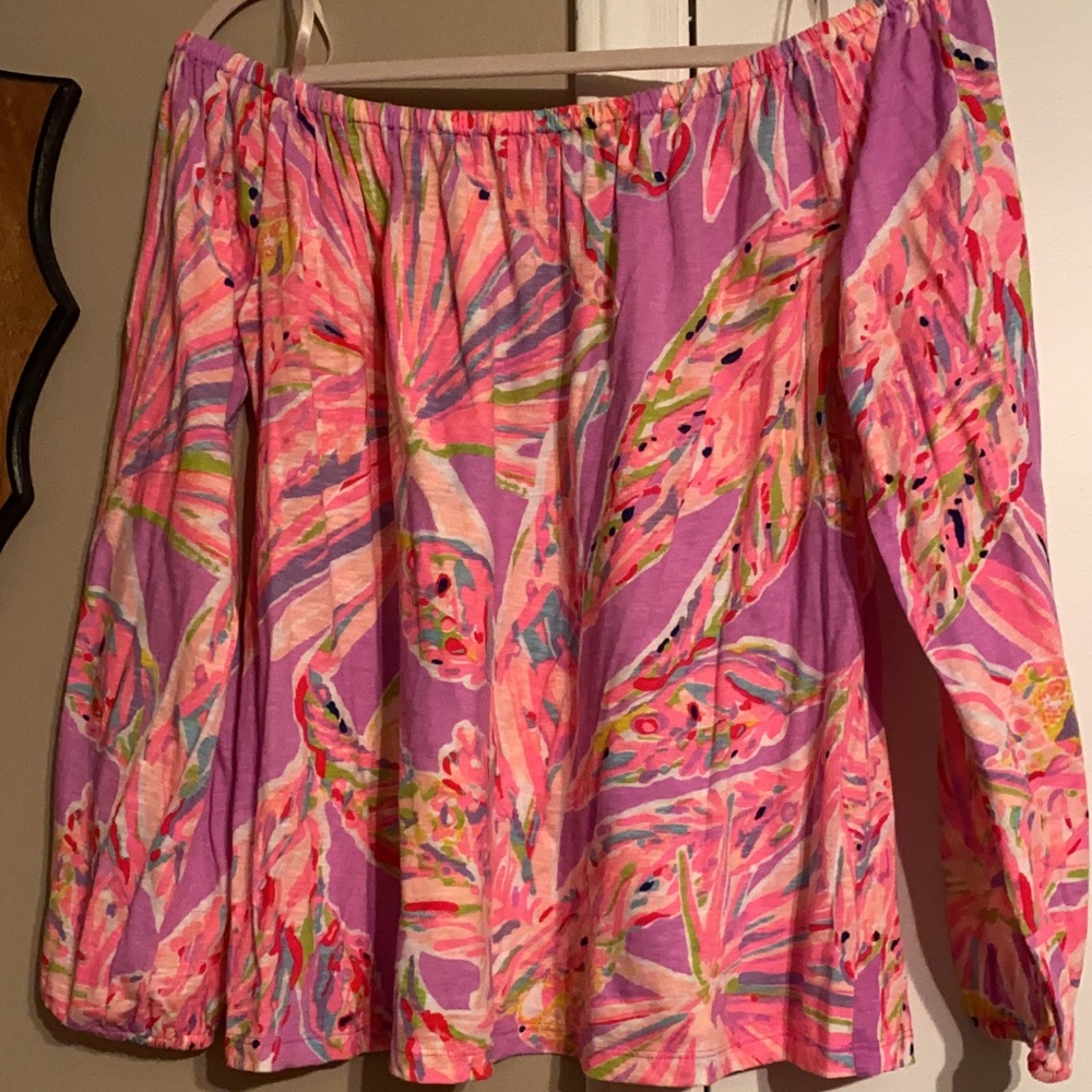 Lilly Pulitzer off shoulder top